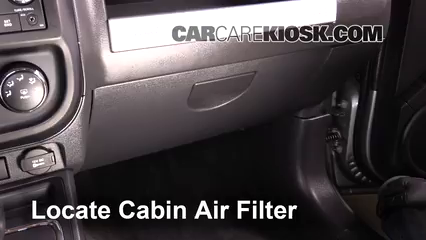 2015 Jeep Compass Sport 2.0L 4 Cyl. Air Filter (Cabin) Replace